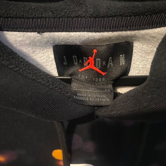 Nike Jordan Jumpman All Over Print Fleece Pullover Hoodie NWT XL 90s MJ 23 - Picture 10 of 11